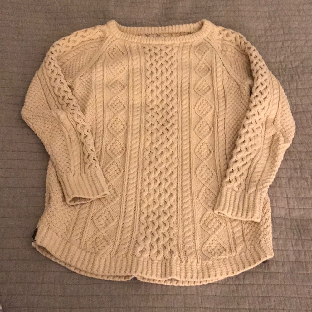 LL bean fisherman sweater tunic